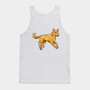 Dog - Carolina Dog - Red Tank Top